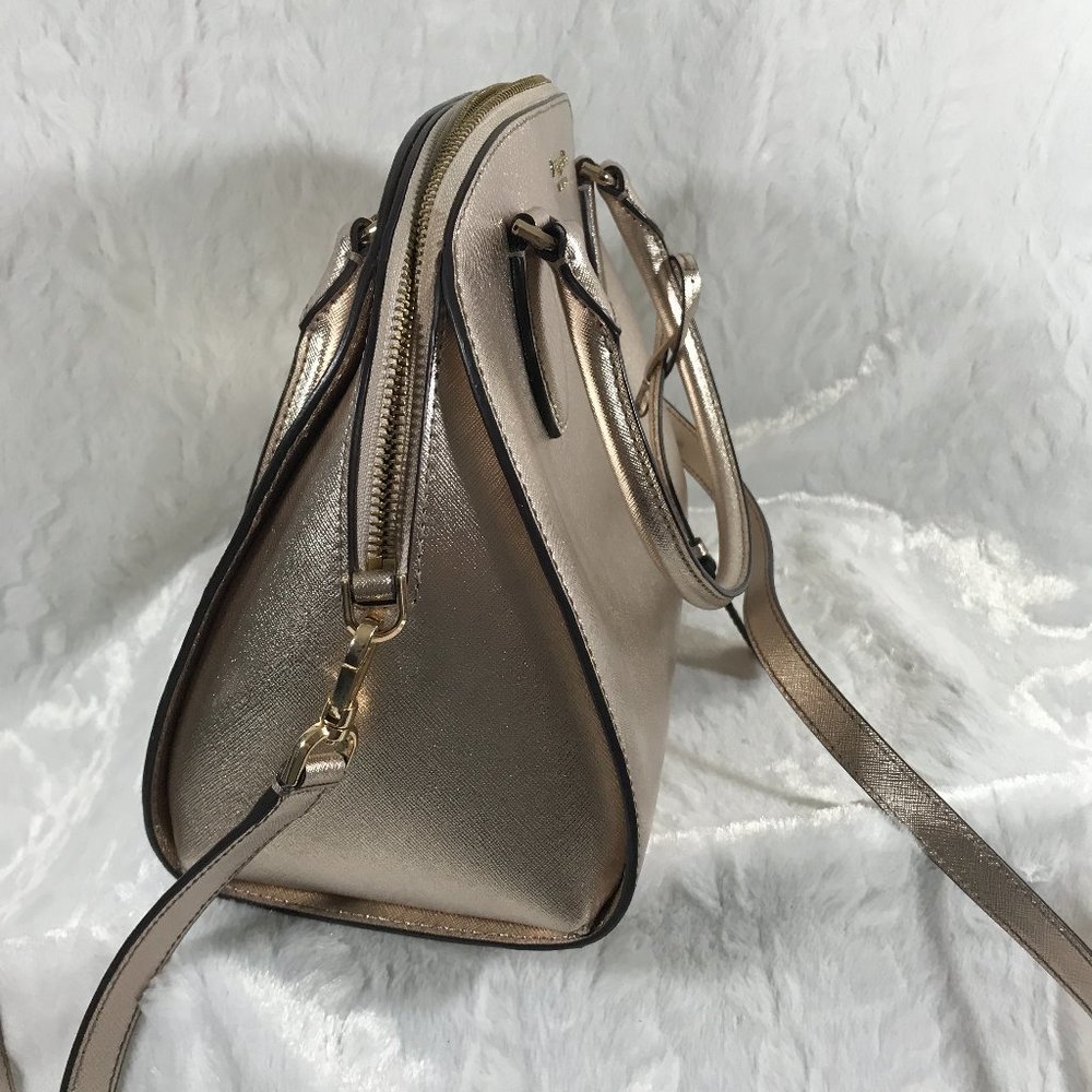 Kate Spade Reiley Laurel Way Rose Gold Satchel - Picture 10 of 10